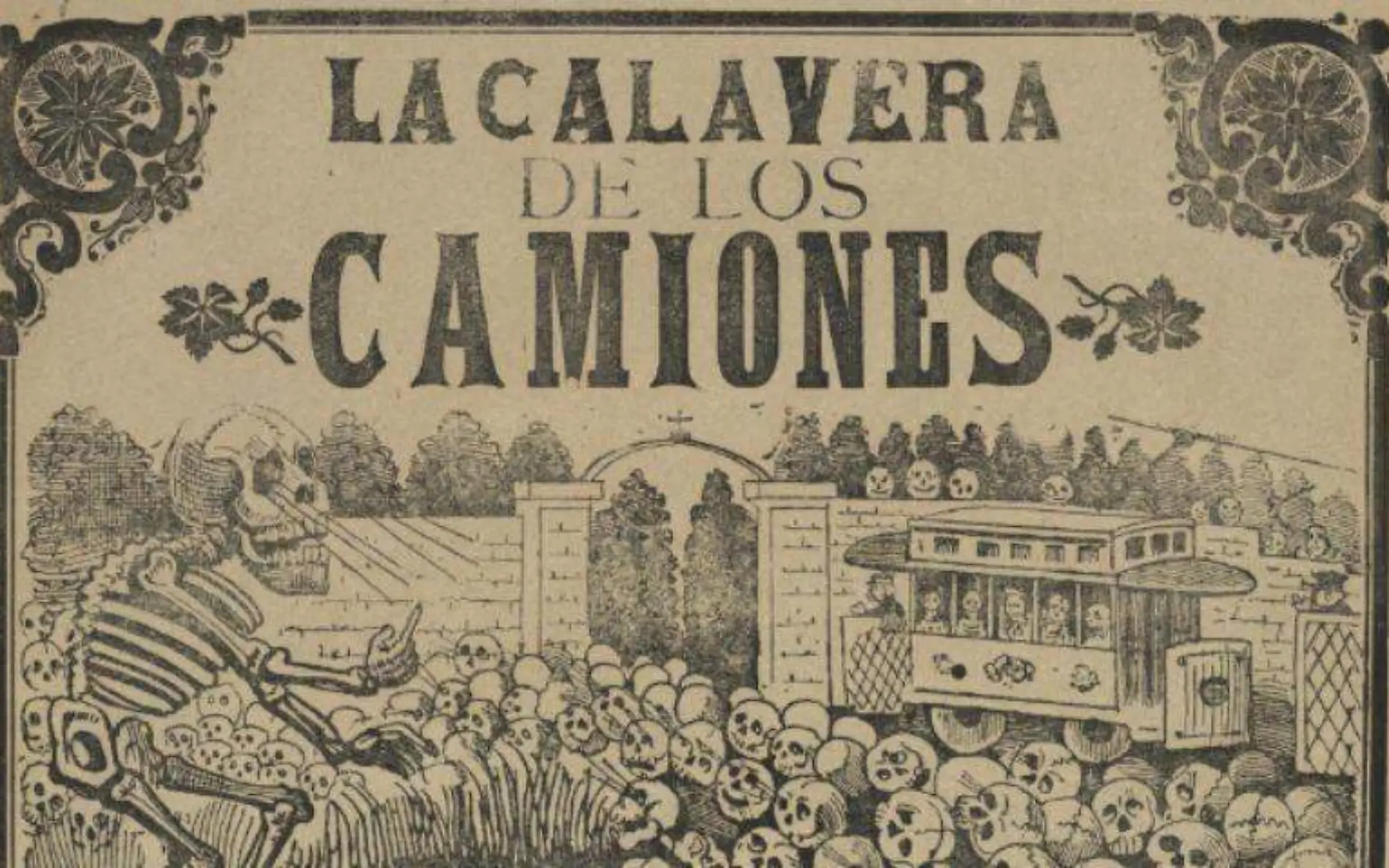 La Calavera Garbancera de José Guadalupe Posada 